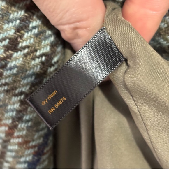 Outback Red Wool Mini Skirt - Blue & Green Tweed - Picture 10 of 10